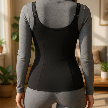Black Waist Trainer Corset for Shaping Support